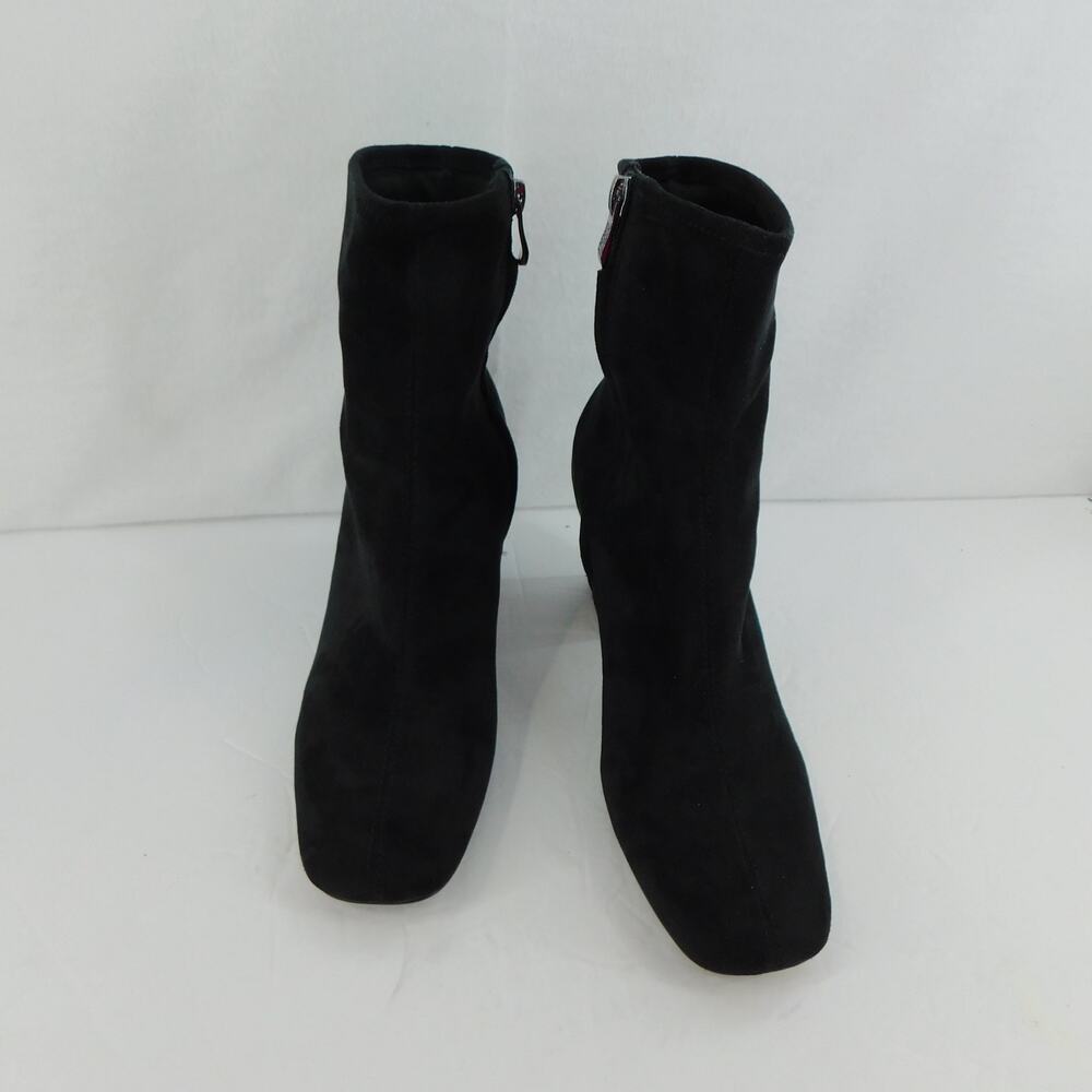 DNKY Black Women's Cavale Heeled Square Toe Bootie Size 6.5 - New Boots - Picture 3 of 7